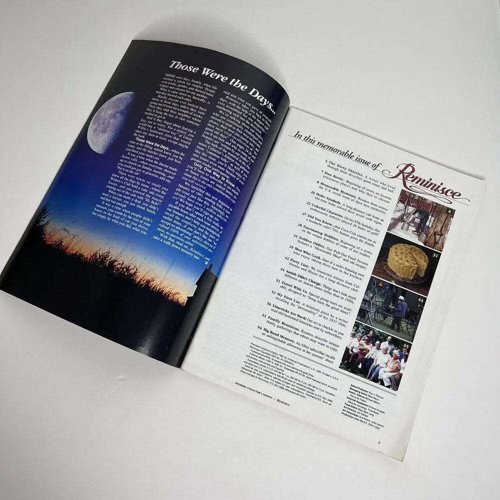 Reminisce Premiere Collector's Edition Magazine 1993‎